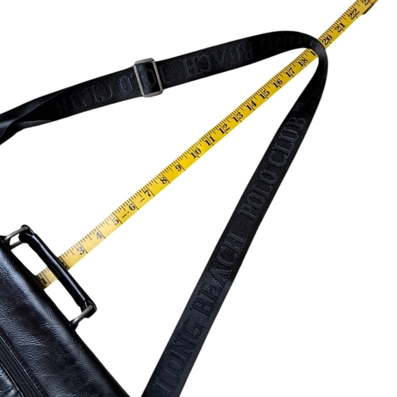 Vintage Unisex Long Beach Polo Club Messenger Bag Large Capacity - Picture 15 of 16